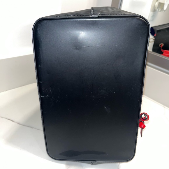 Louis Vuitton Braided Handle NeoNoe Handbag Epi Leather MM Black Bag - Picture 3 of 9